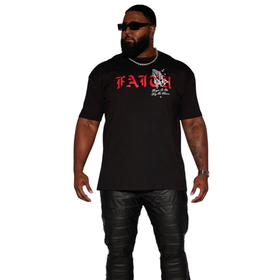 Blessed With Faith Short Sleeve Tee Black