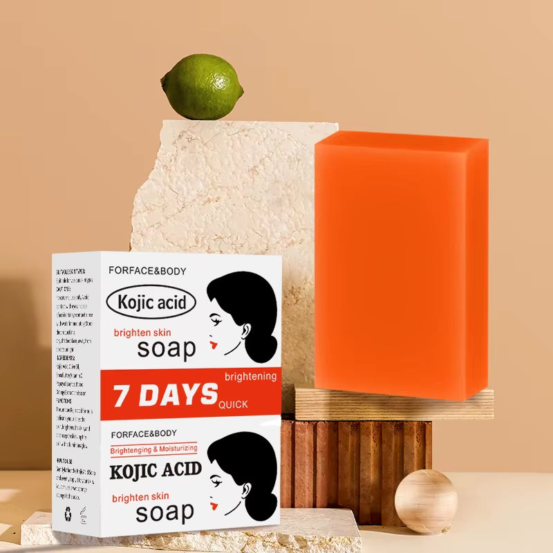 Kojie San Skin and Body Soap – Original Kojic Acid, Bar with Coconut & Tea Tree Oil – 100G X 5 Bars