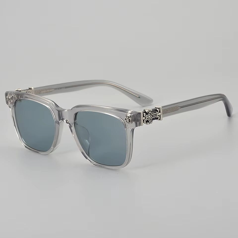 2025 New in Retro Fashion Square Sun Glasses Acetate Luxury Brand Design High Quality Men'S and Women'S Outdoor Sunglasses UV400