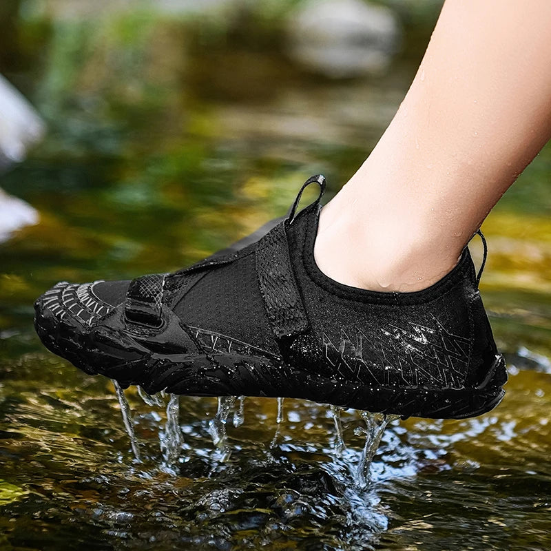 Oiaano Wide Toe Unisex Man Barefoot Black Shoes Summer Woman Wading Water Beach Non-Slip Multifunctional Sport Running Hiking
