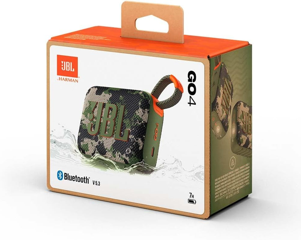 GO 4 Ultra-Portable Bluetooth Speaker with Big Pro Sound and Punchy Bass, Playtimeboost, Waterproof Design and 7-Hour Playtime, Camo