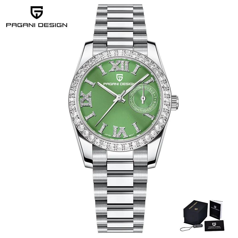 PAGANI DESIGN 2024 New 32MM Women'S Wristwatch Elegant Luxury Quartz Watch for Women Fashion Waterproof Watches Sapphire Clock