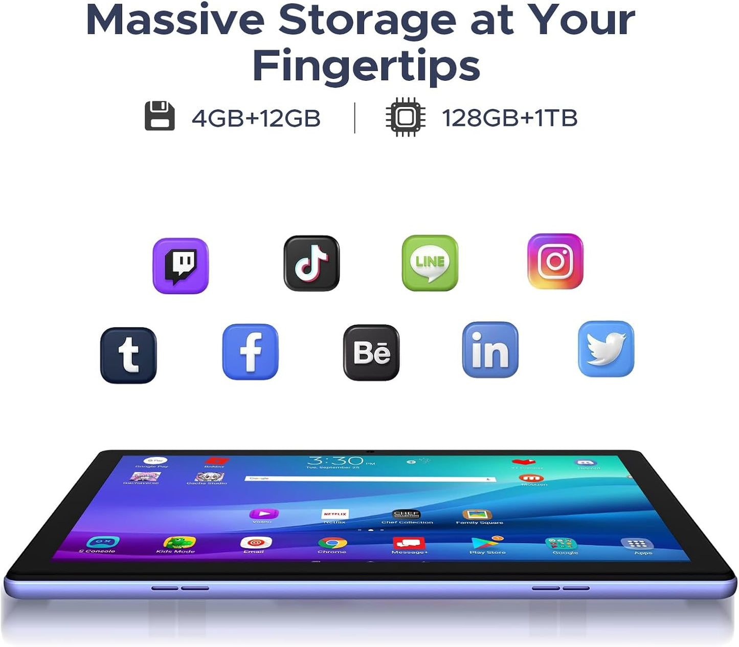 DOOGEE (2025) Android 15 Tablet 10 Inch, 16GB RAM+128GB ROM(1TB TF), 2.0 Ghz/1280 * 800 HD+ Ips/Wifi 6/Bluetooth 5.0/5060Mah/5Mp+8Mp/Otg/Type C/3.5Mm Headphone Jack(Gray)