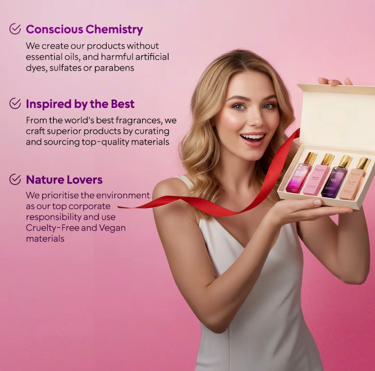 BellaVita Women’s Mini Perfume Gift Set