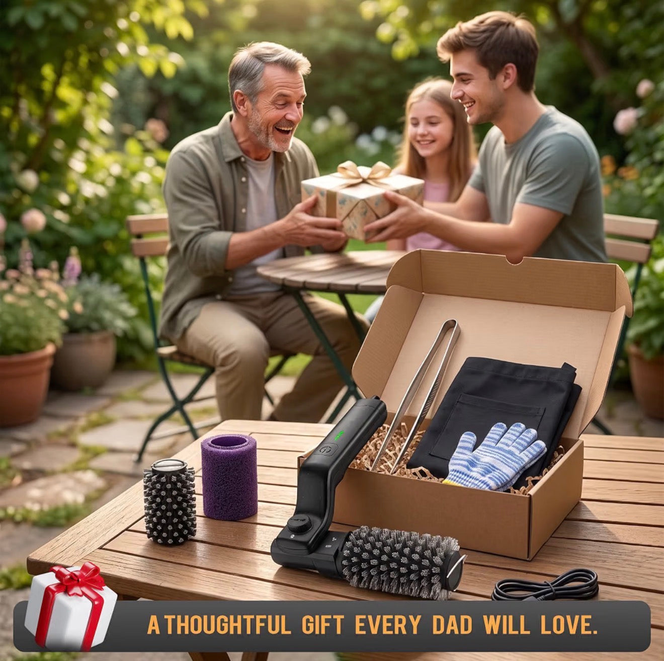 Cordless Electric Grill Brush Cleaner Set