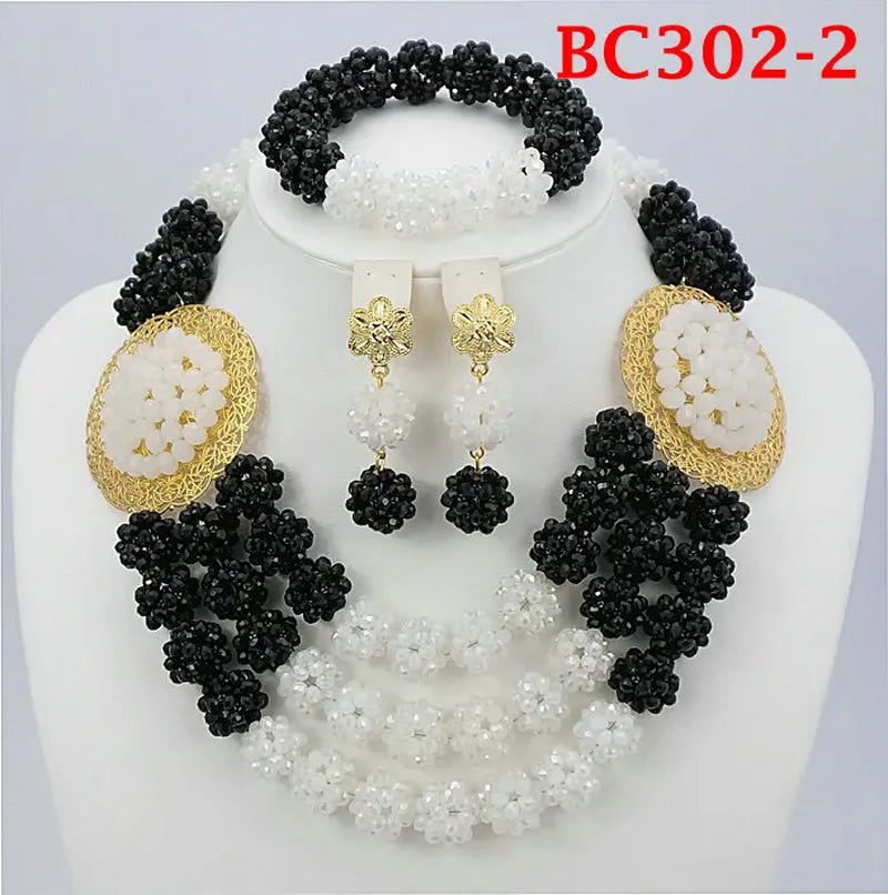 African Coral Bead Jewelry Set for Weddings - Nigerian-Inspired Collection