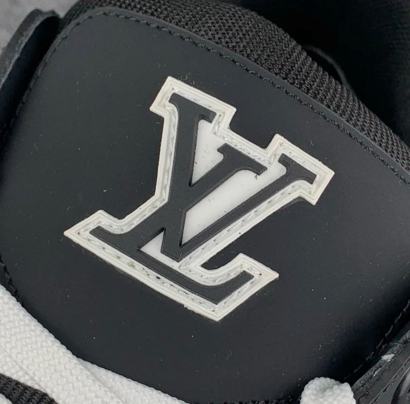 LV Trainer 'Embossed Monogram Black'