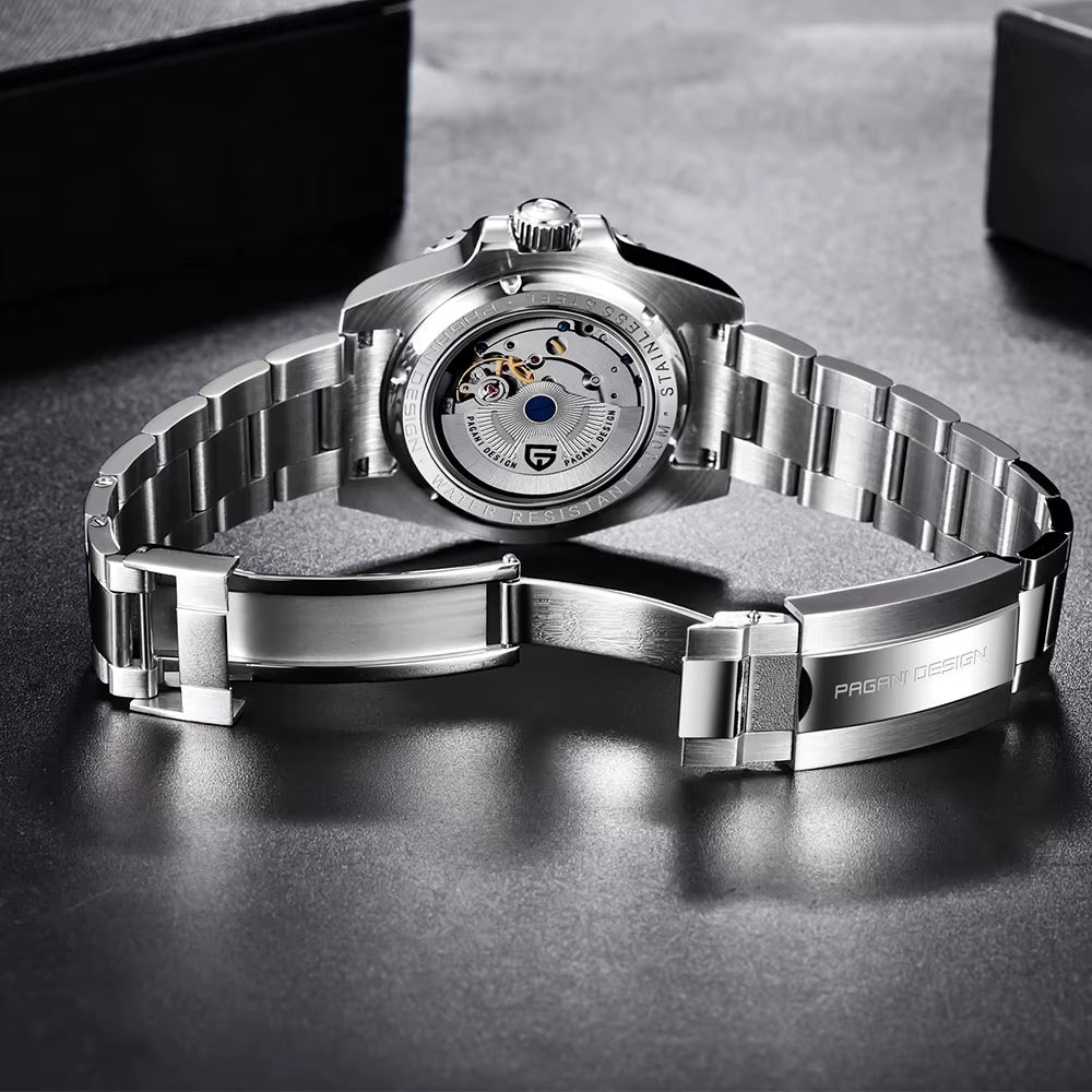 Top Brand Men Mechanical Wristwatches Luxurys Ceramic Bezel GMT Watches Automatic 100M Waterproof Watch for Men