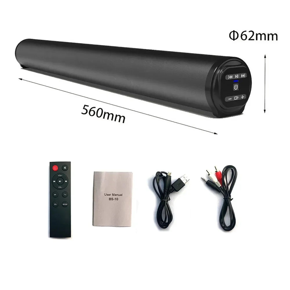 Wireless Bluetooth Sound Bar Speaker System Super Power Speaker Surround Stereo Home Theater TV Projector BS-10 BS-28A BS-28B