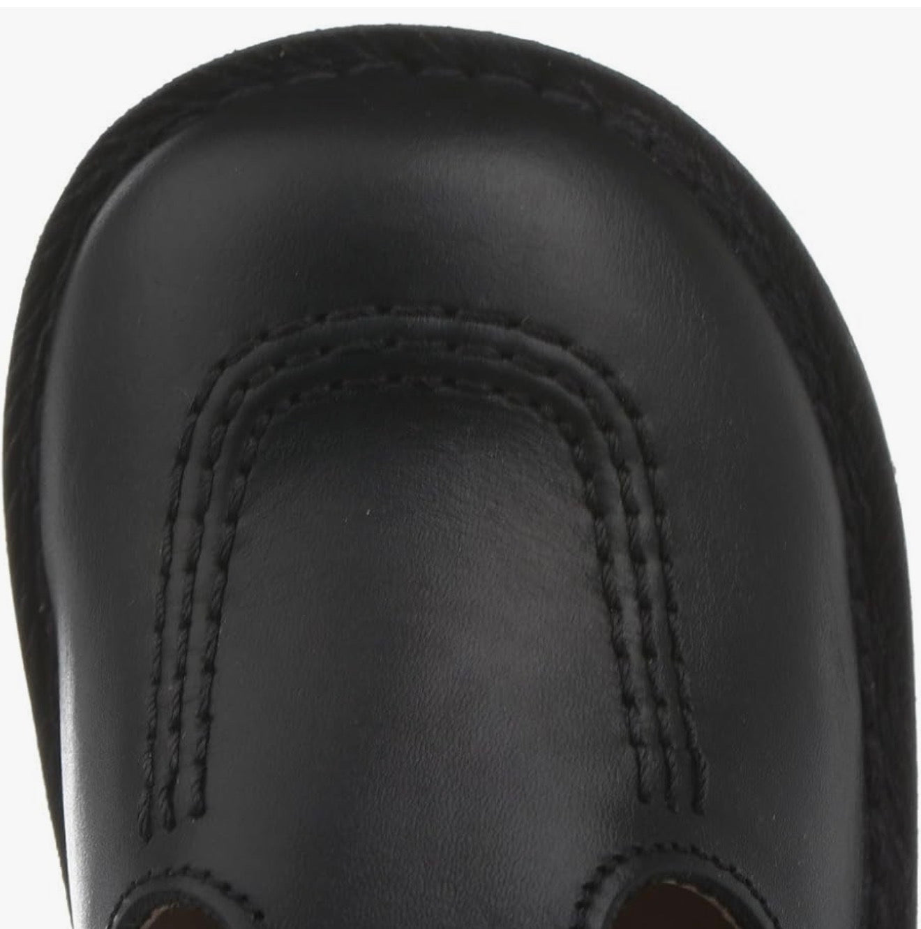 Kickers Girls’ Kick T Bar Black School Shoes