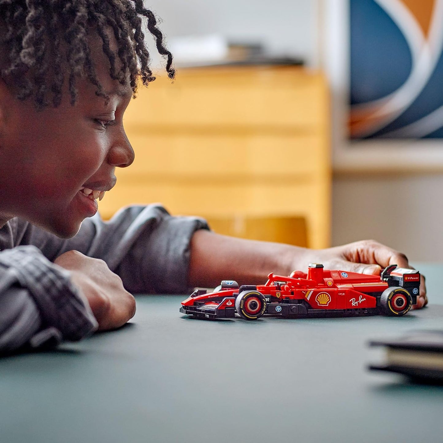 Speed Champions Ferrari SF-24 F1 Race Car Toy with a Collectible Formula 1 Driver Minifigure - Model Kits for 10+ Year Old Boys & Girls or Adult Motorsport Fans 77242