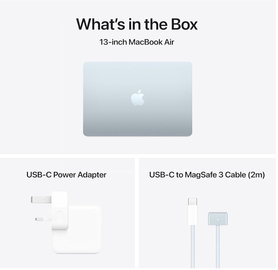 Apple MacBook Air 13-inch 2025 M4 16GB 256GB Sky Blue