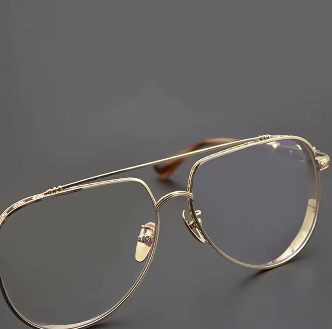 New Male and Female Pilot Glasses Frame Outdoor Leisure Brand Design High Quality Fashion Luxury Optical Prescription Eyeglass