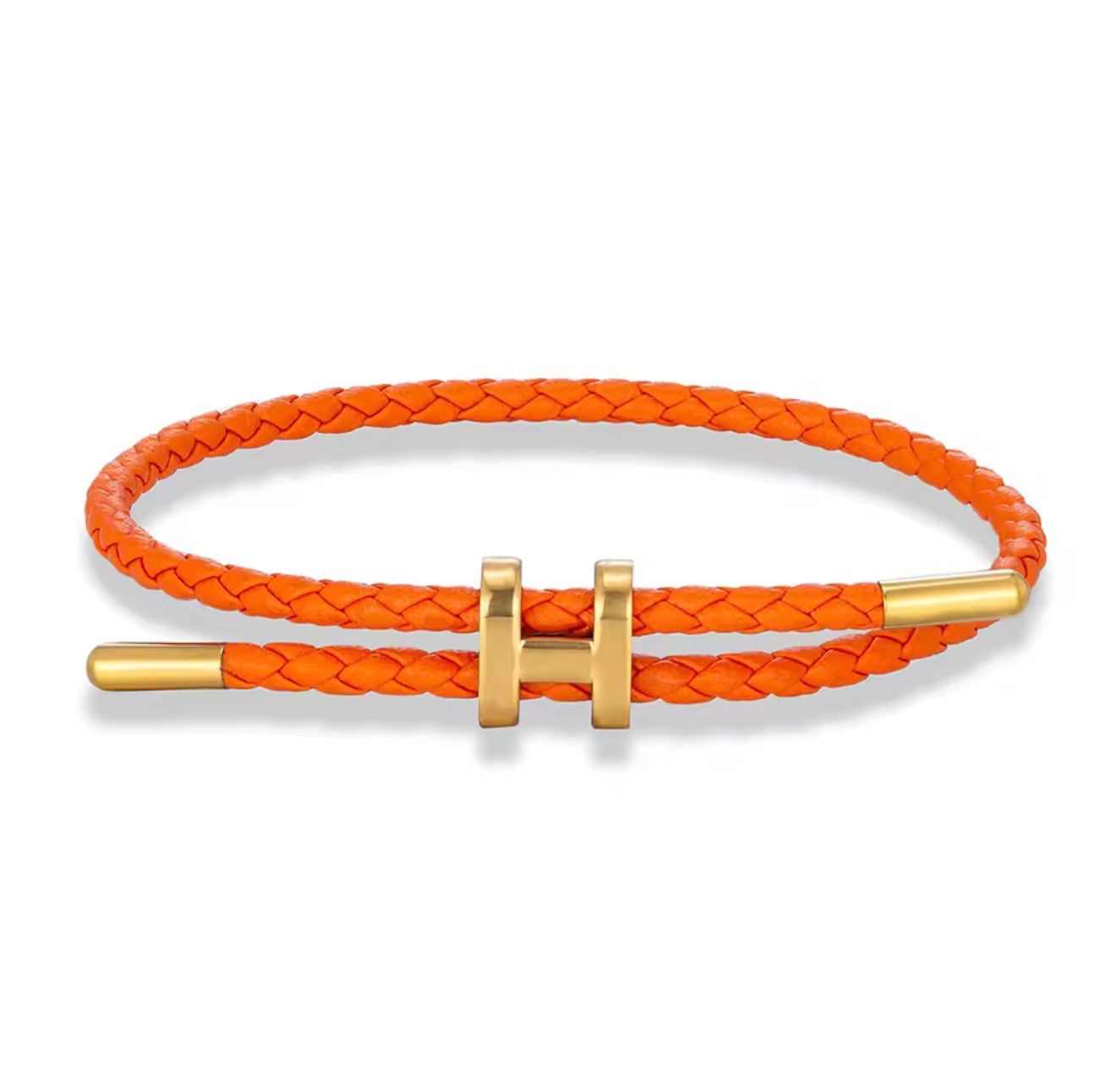 MKENDN Adjustable 3mm Red Braided Leather Bracelet for Men & Women Stainless Steel Jewelry Classic Simple Unisex Couple Gift