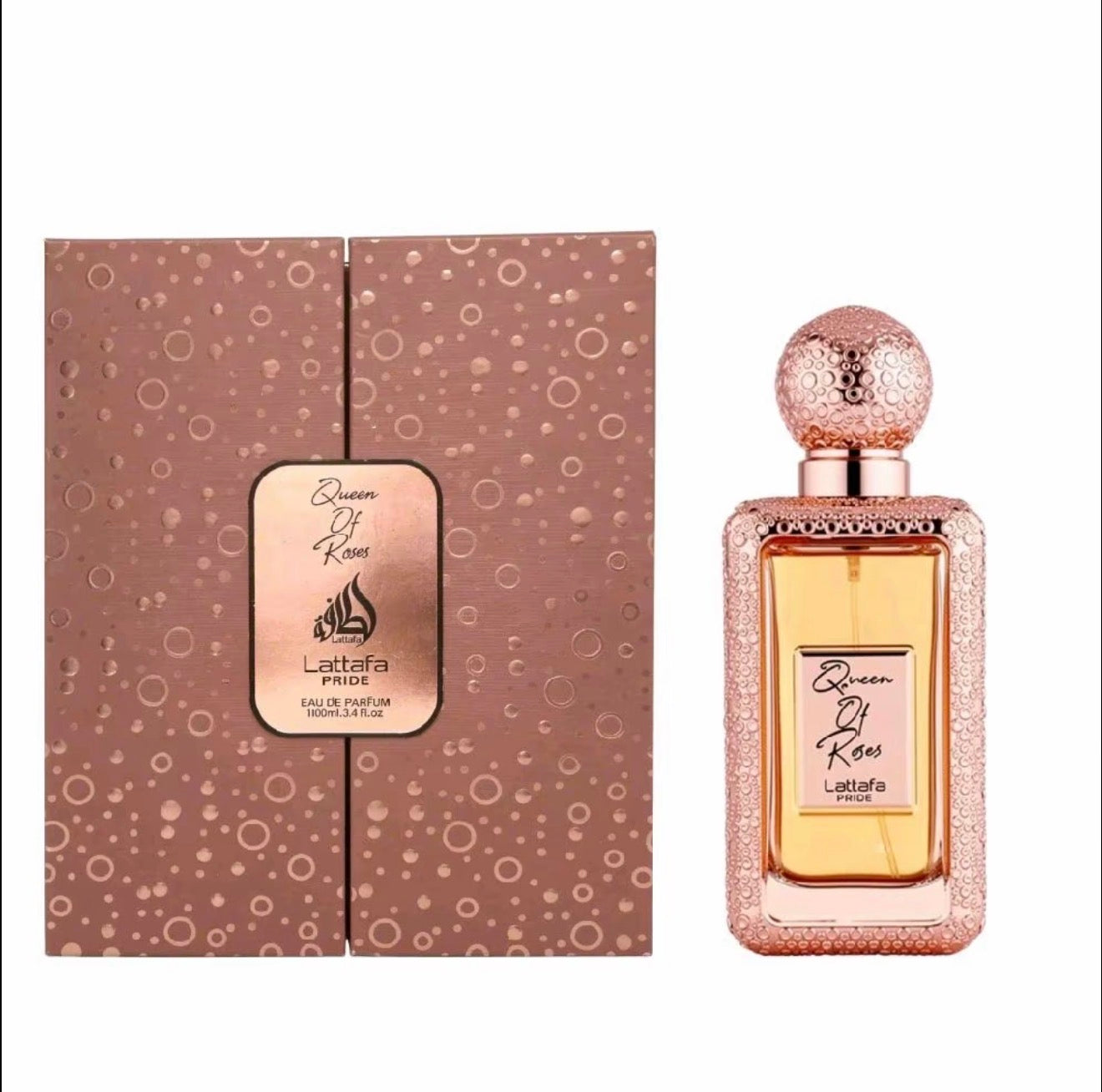 Lattafa Queen of Roses 100ml Eau de Parfum Rose Saffron Vanilla