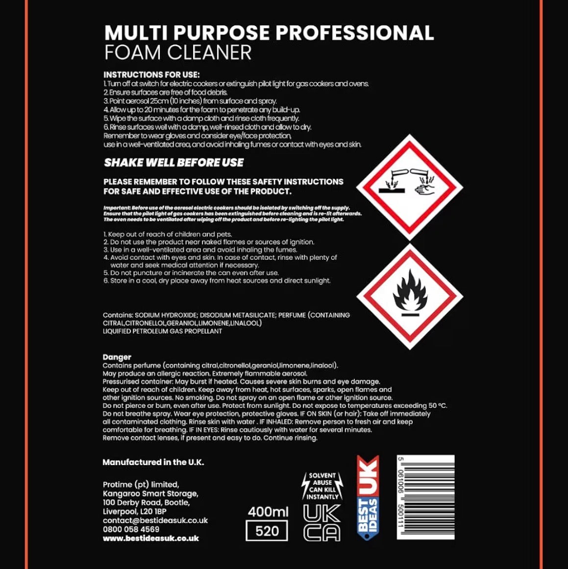 Profoam Oven Grill & BBQ Cleaner 400ml