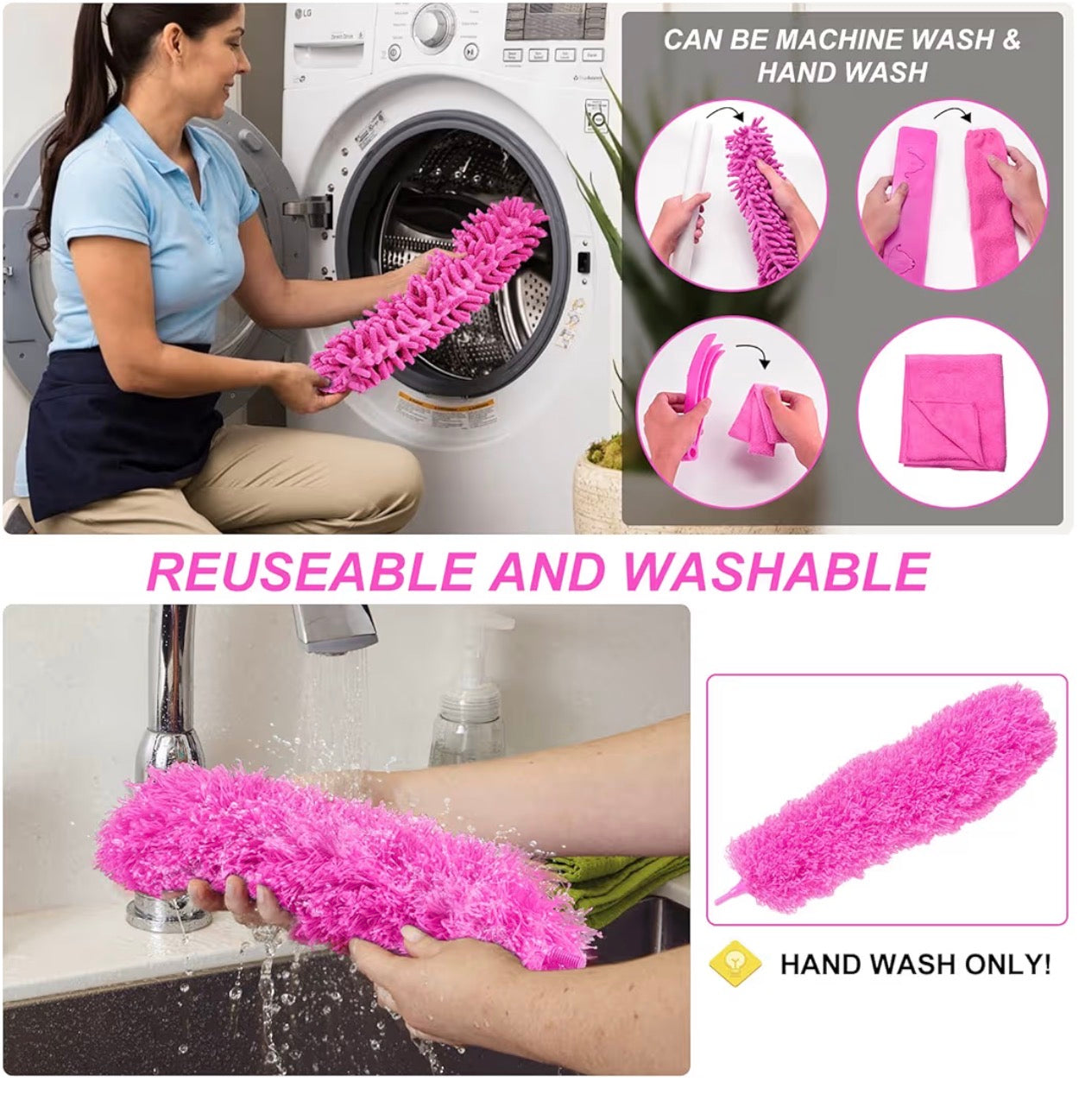 15 Piece Microfibre Duster Set