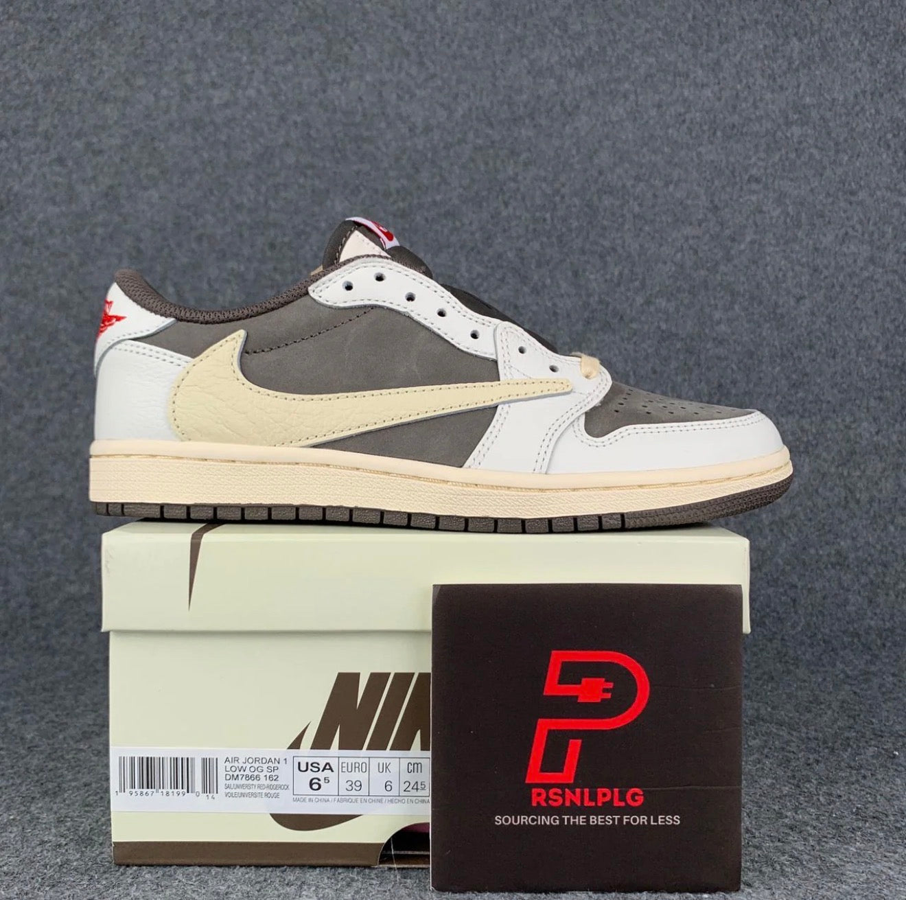 Travis Scott x Air Jordan 1 Low 'Reverse Mocha' J