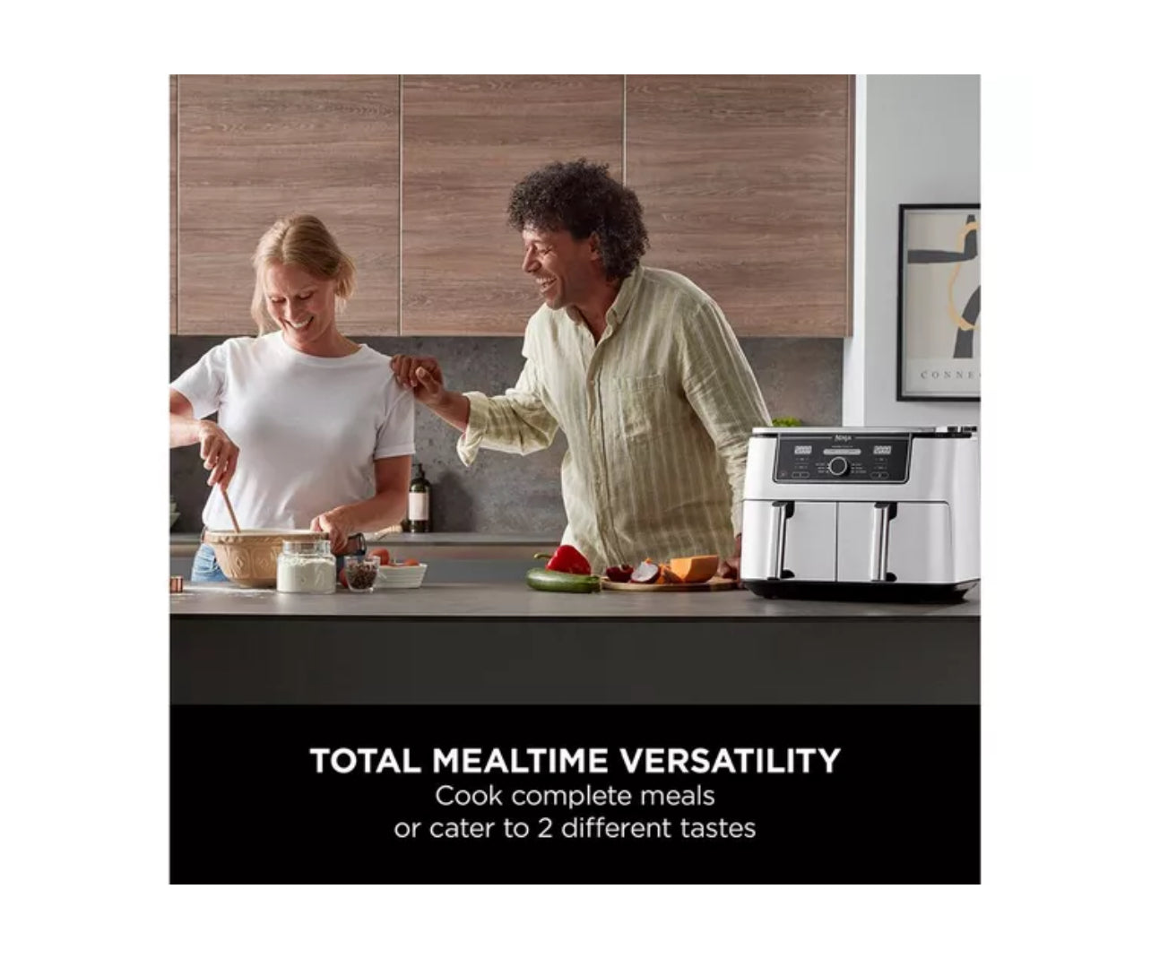 NINJA Foodi MAX Dual Zone AF400UKWH Air Fryer – White & Black