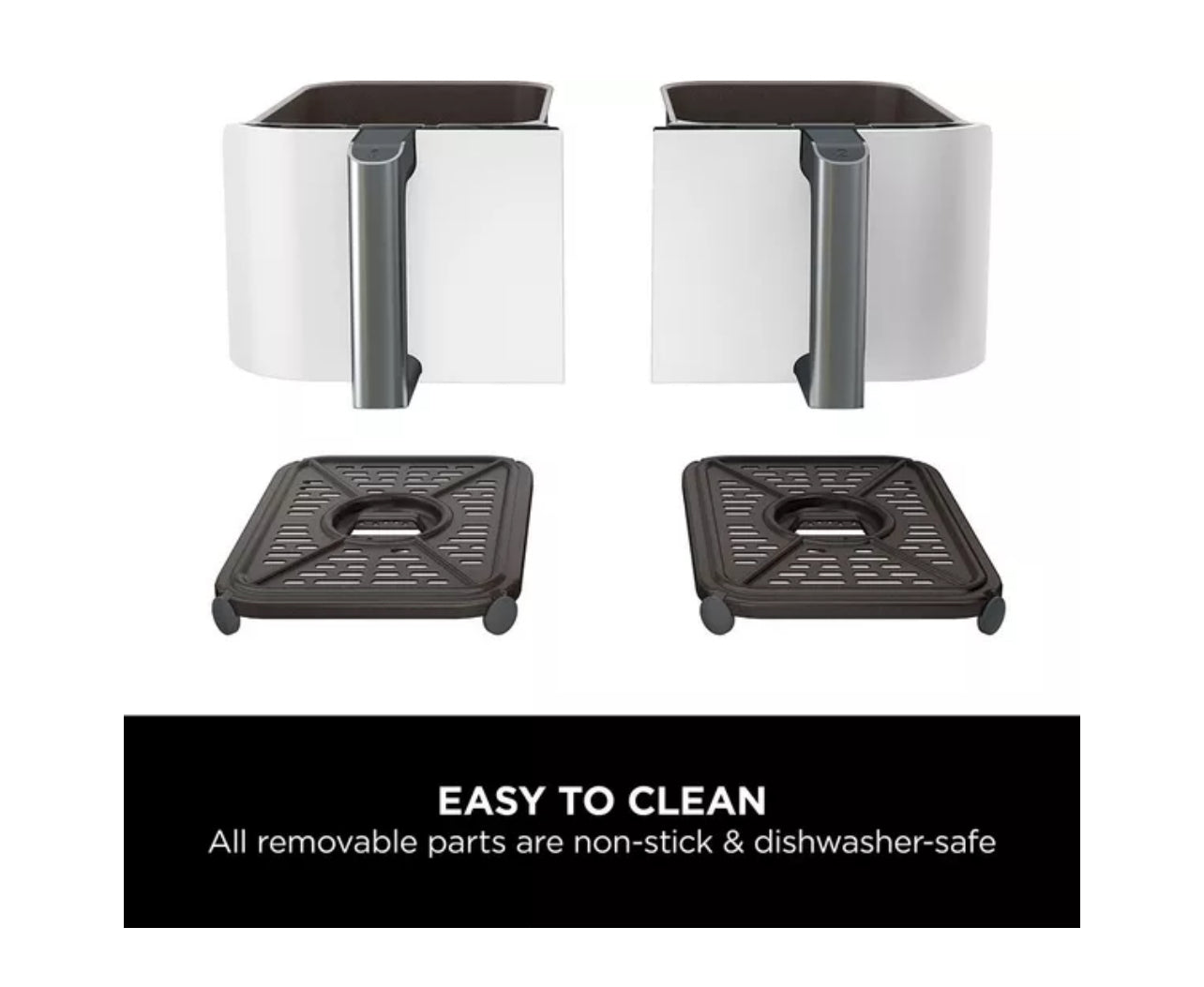 NINJA Foodi MAX Dual Zone AF400UKWH Air Fryer – White & Black