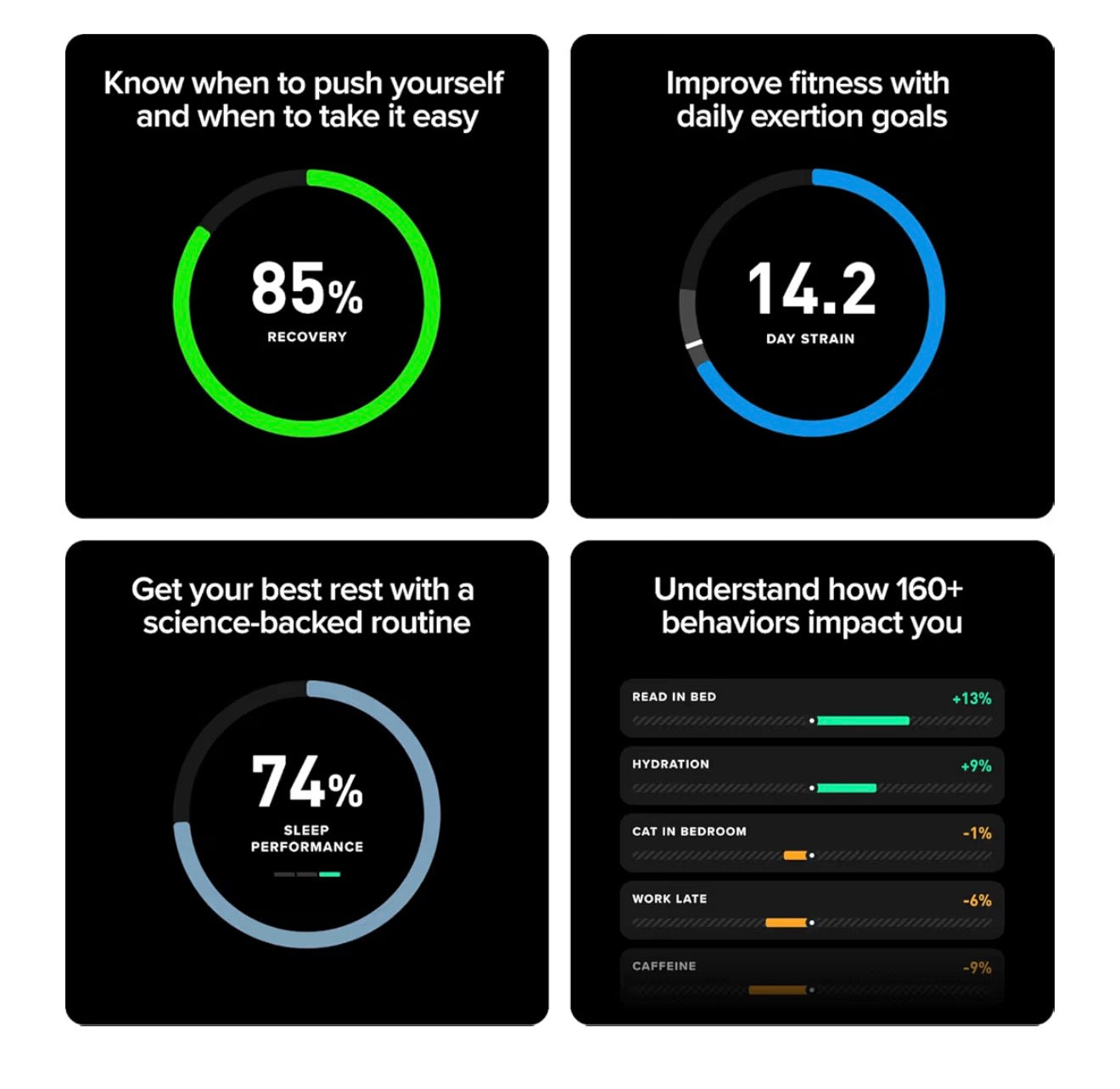 WHOOP 5.0/MG Activity Tracker - 12 Month Membership - Health and Fitness Wearable – 24/7 Activity and Sleep Tracker, Personalized Coaching, Menstrual Cycle Insights – 14+ Days Battery Life