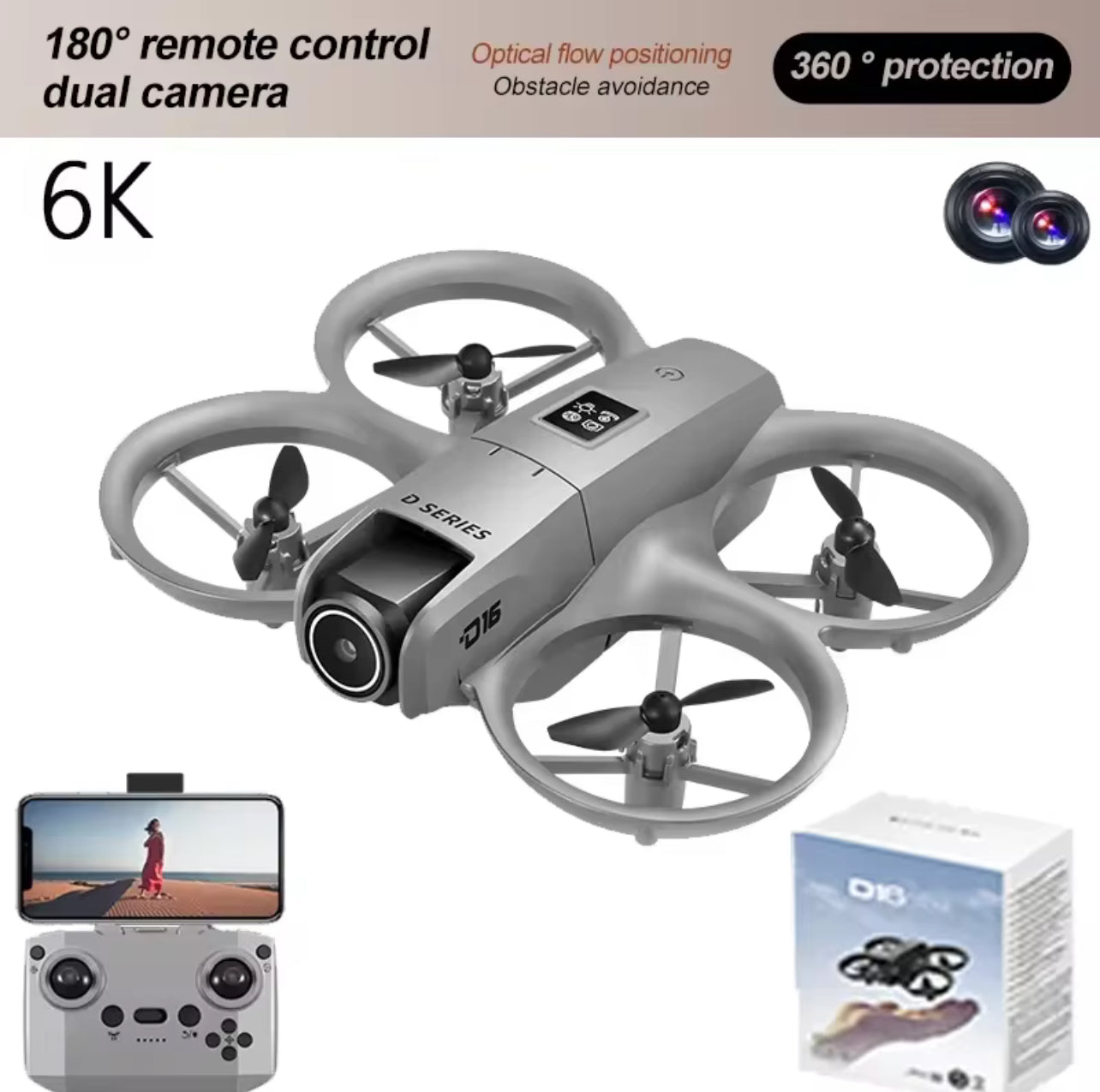 GT3 HD Dual-Camera Toy Drone – Professional 5G WiFi FPV Quadcopter with Brushless Motors & Obstacle Avoidance