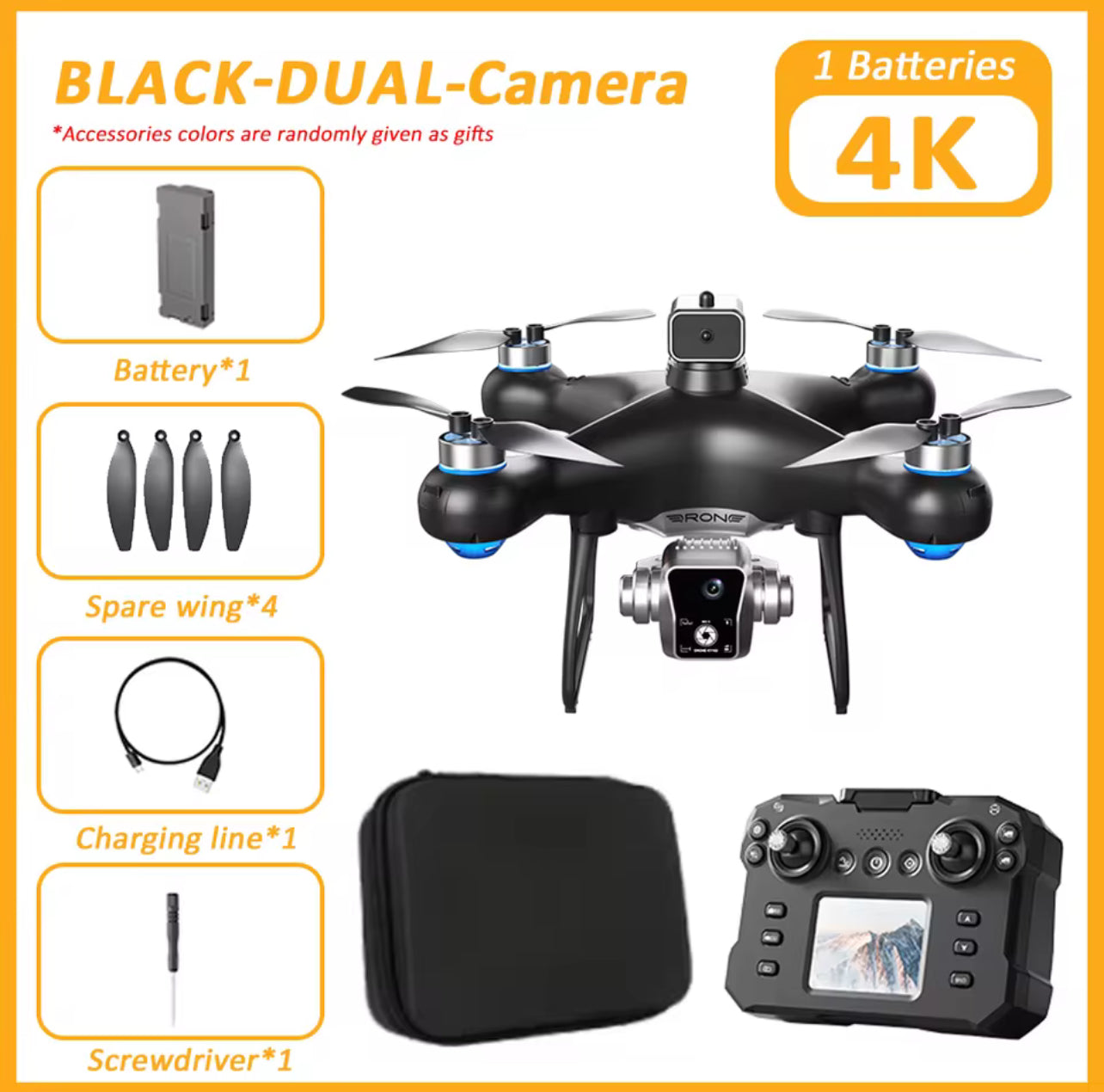 KY102 RC Drone 5G Brushless 8K Dual Camera with Screen Obstacle Avoidance Aerial Photography Four-Axis RC Helicopter Drone Toys