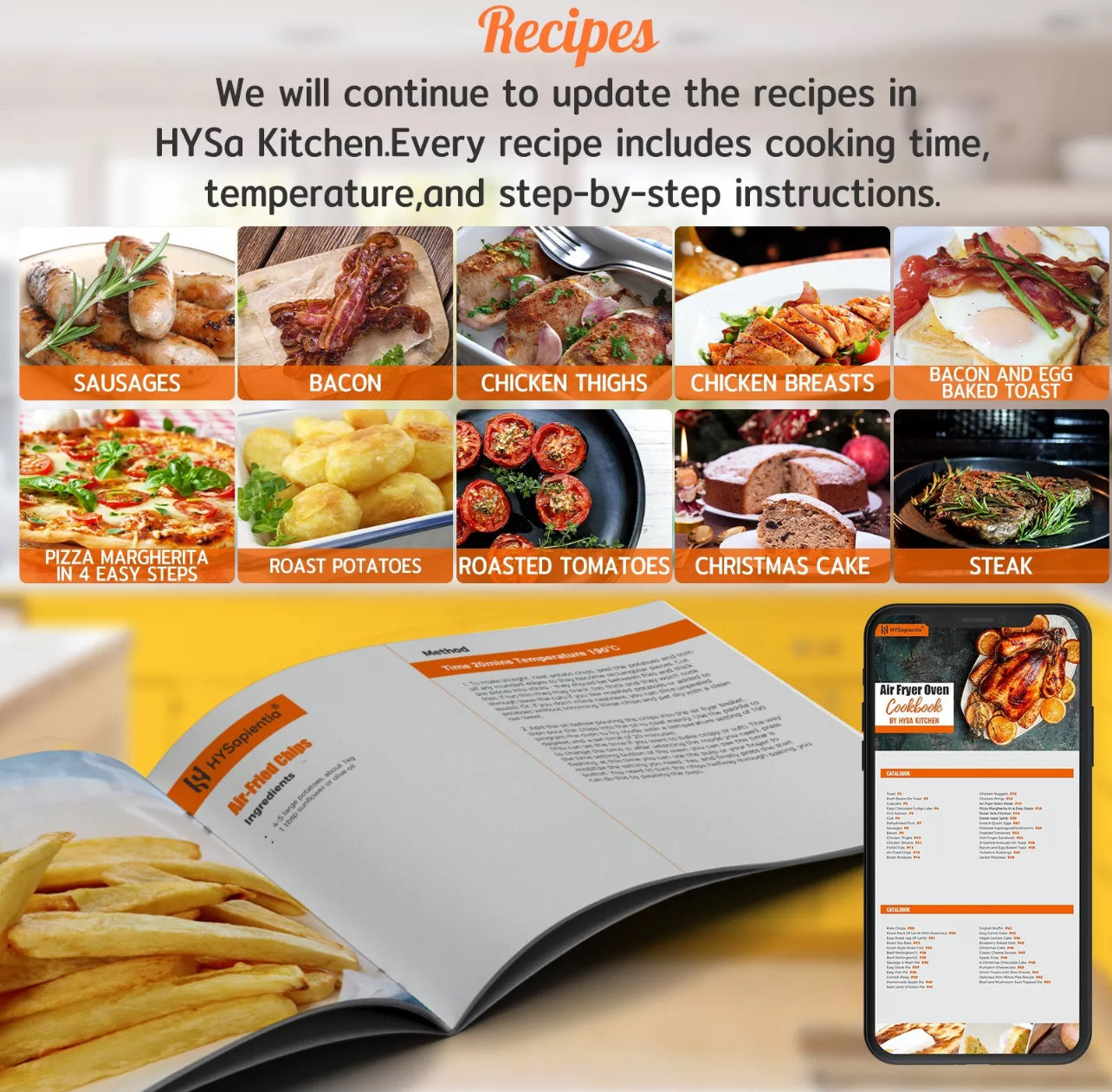 24L Air Fryer Oven with Rotisserie Digital Knob 1800W 10In1 Airfryer