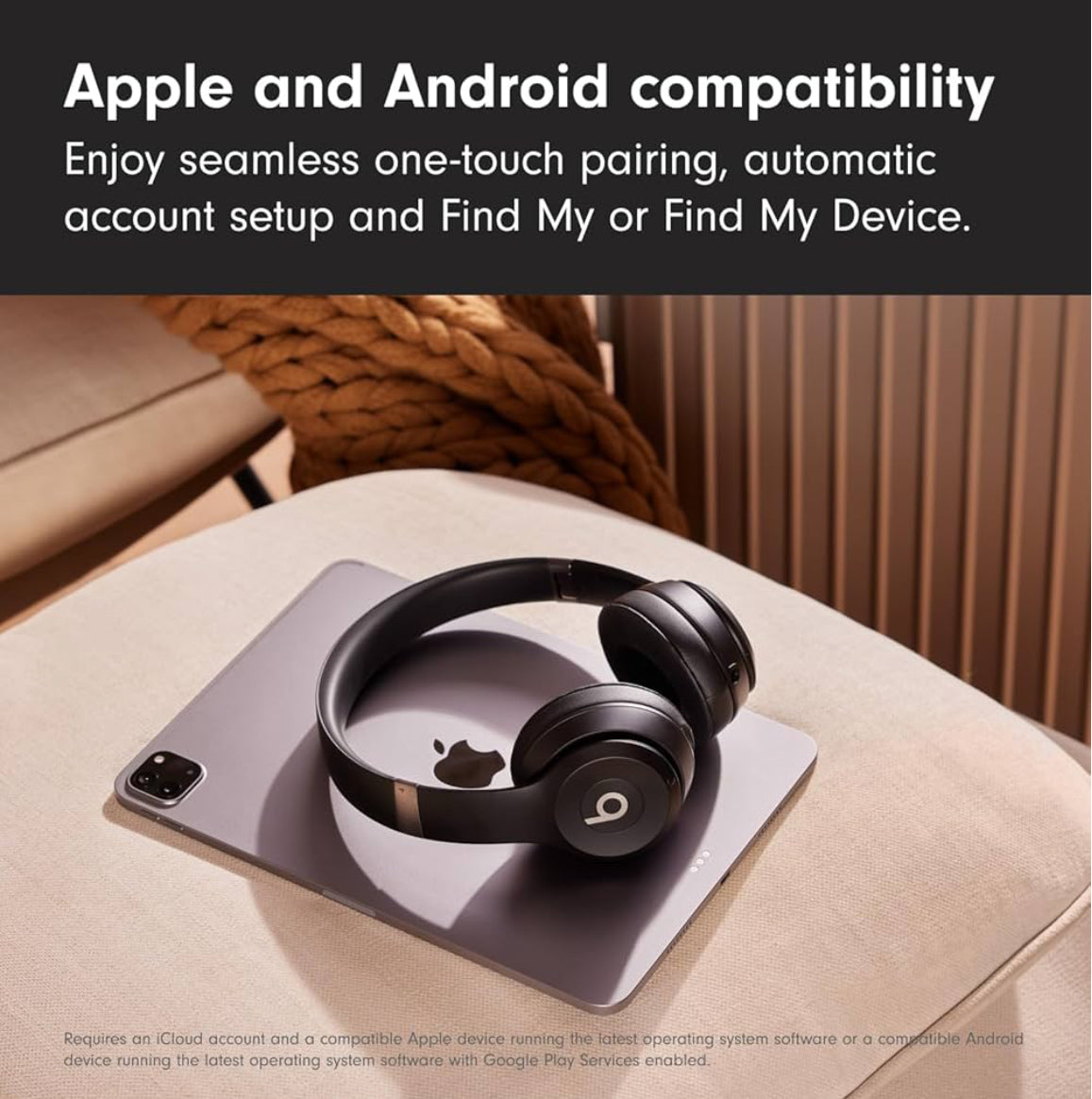 Beats Solo 4 – Wireless Bluetooth On-Ear Headphones, Apple & Android Compatible, Up to 50 hours of Battery Life