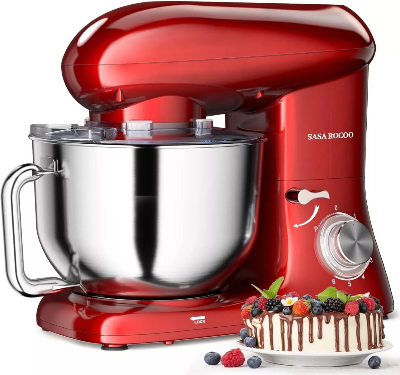 Powerful Stand Mixer – 1500W / 1800W | Kitchen Electric Mixer with Bowl & Attachments