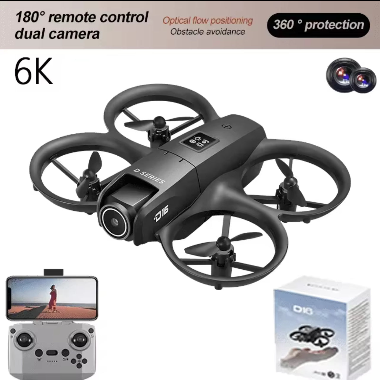 GT3 HD Dual-Camera Toy Drone – Professional 5G WiFi FPV Quadcopter with Brushless Motors & Obstacle Avoidance