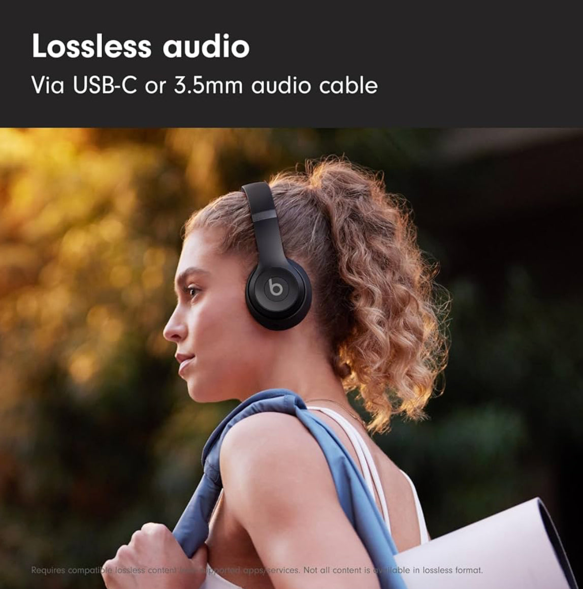 Beats Solo 4 – Wireless Bluetooth On-Ear Headphones, Apple & Android Compatible, Up to 50 hours of Battery Life