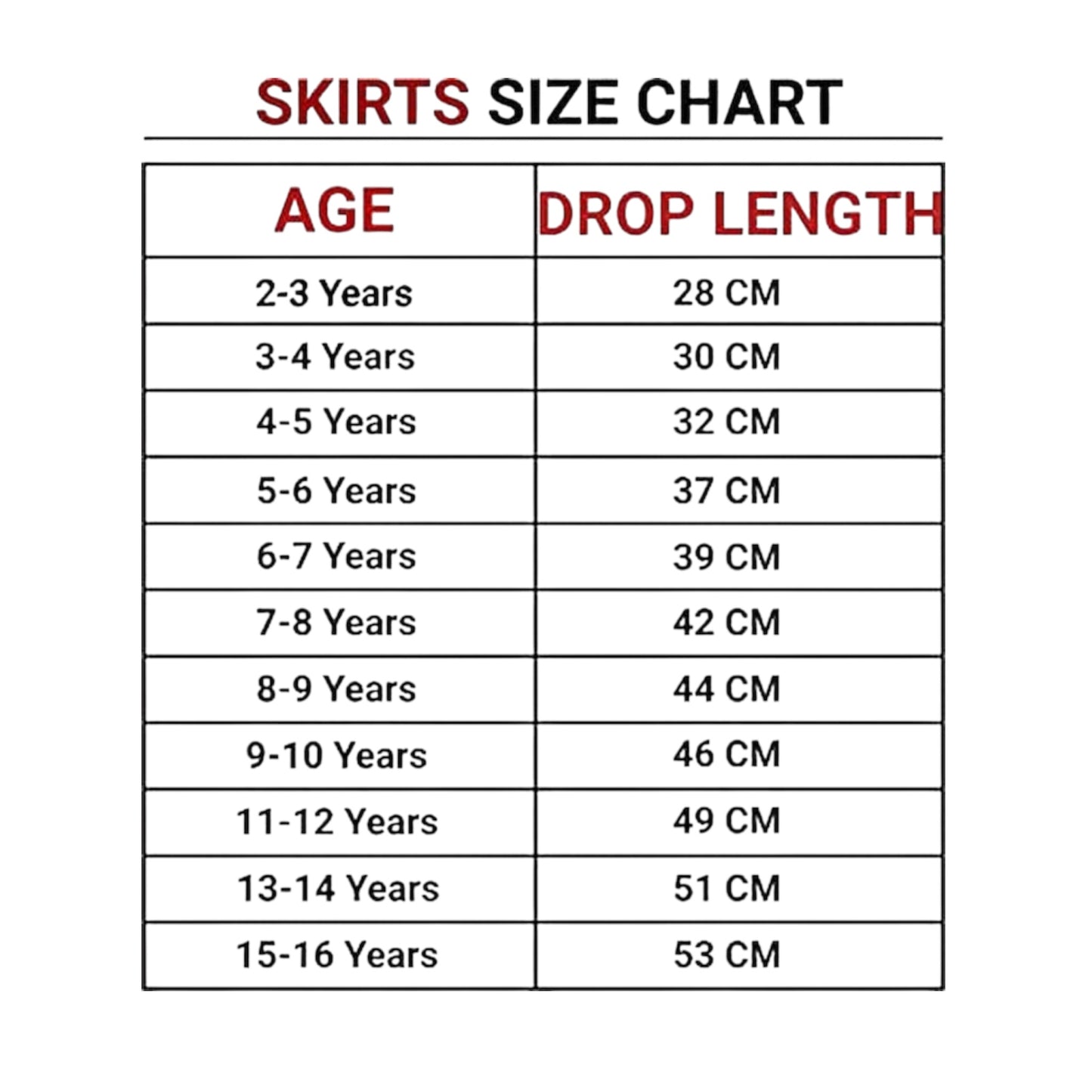 Girls’ Box Pleated School Uniform Skirt – Elasticated Waist – Ages 2–16 Years