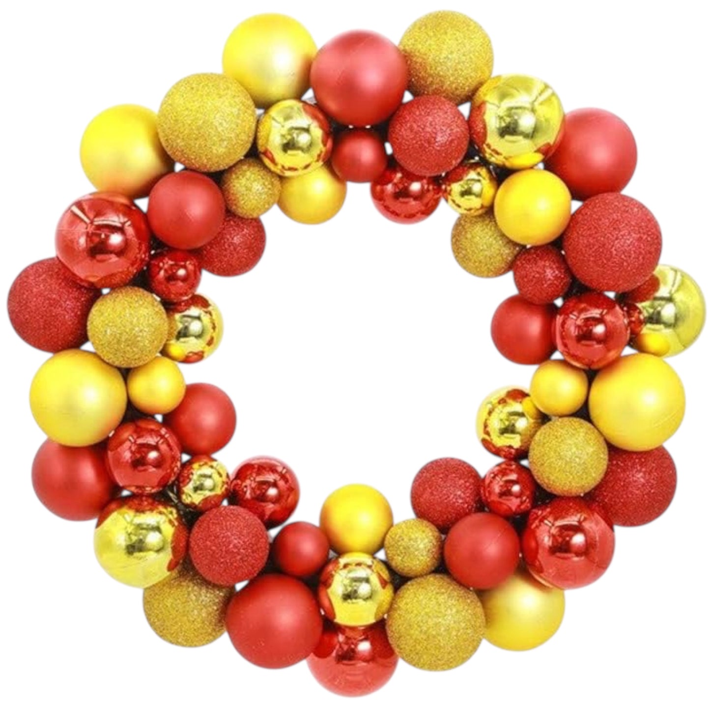 Christmas Ball Wreath Door Wall Hanging Ornament Party Xmas New Year Decor