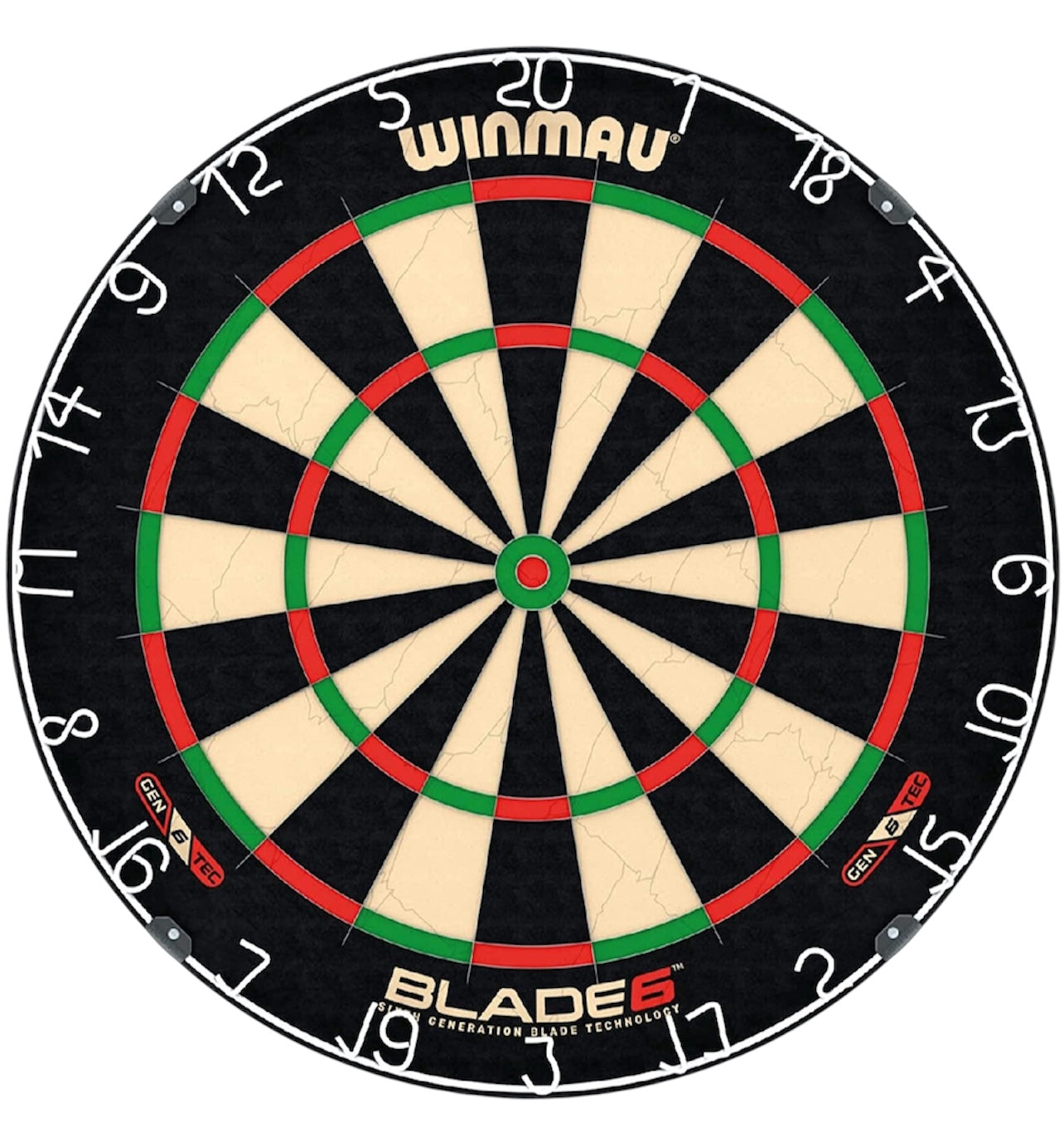 WINMAU Darts Blade 6 Professional Bristle Dartboard with Official Tournament Specifications | Endorsed by the PDC