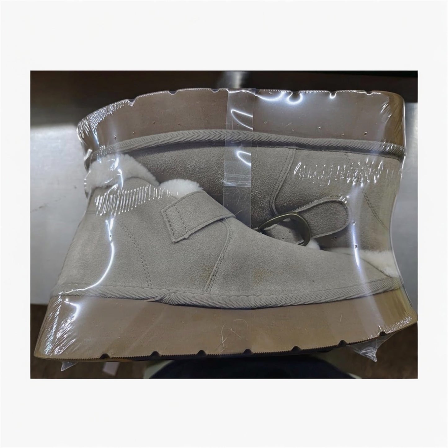 Dokela Women Snow Boots Winter Warm Fur Lined Ladies Casual Ankle Booties Shoes Slip On Outdoor Zip Flat