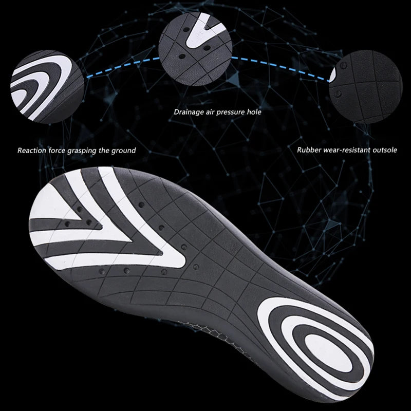 Men Women Quick-Dry Swimming Beach Wading Fitness Fishing Sports Aqua Shoes Lightweight Barefoot Outdoor Water Sneakers
