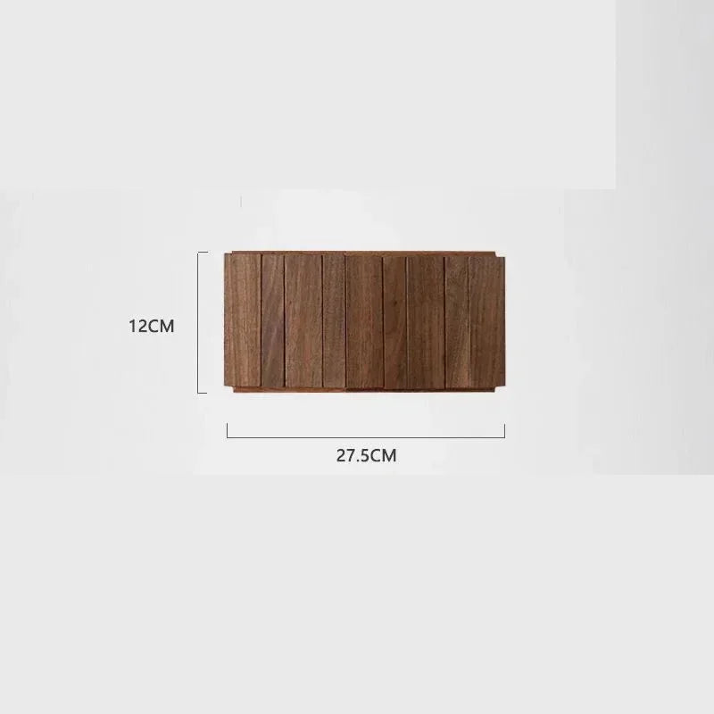 Coat Hat Key Rack Hangers Natural Walnut Texture Wall Clothes Hanger Nordic Solid Wood Manual Wall Decorative Magnetic Foldable