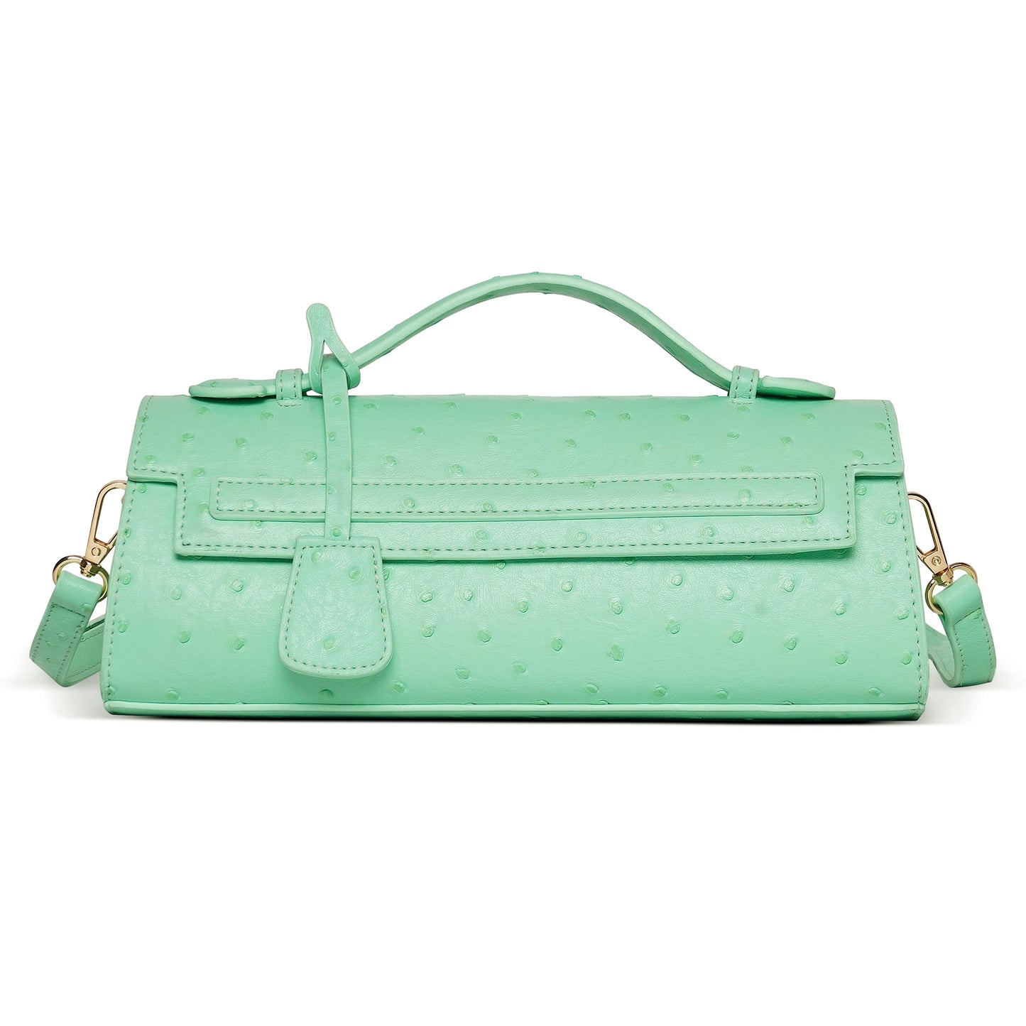 Hot Brand Design Ostrich/Snake Print Women Bag Handbag Ladies Handbags Fashion Luxury Brands Women'S Long Handbags Shoulder Bags