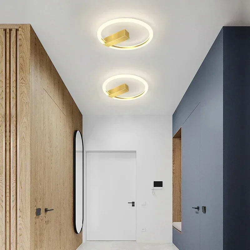 Modern LED Wall Lamp Black Gold Wall Sconce for Living Room Bedroom Bedside Light Home Corridor Aisle Decoration Lustre Lighting
