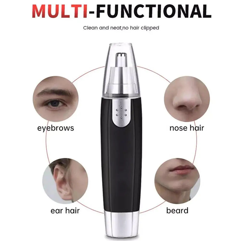 Electric Nose Hair Trimmer Nose Shaver Eyebrow Trimming Nasal Hair Scraper Nose Trimming Scissors