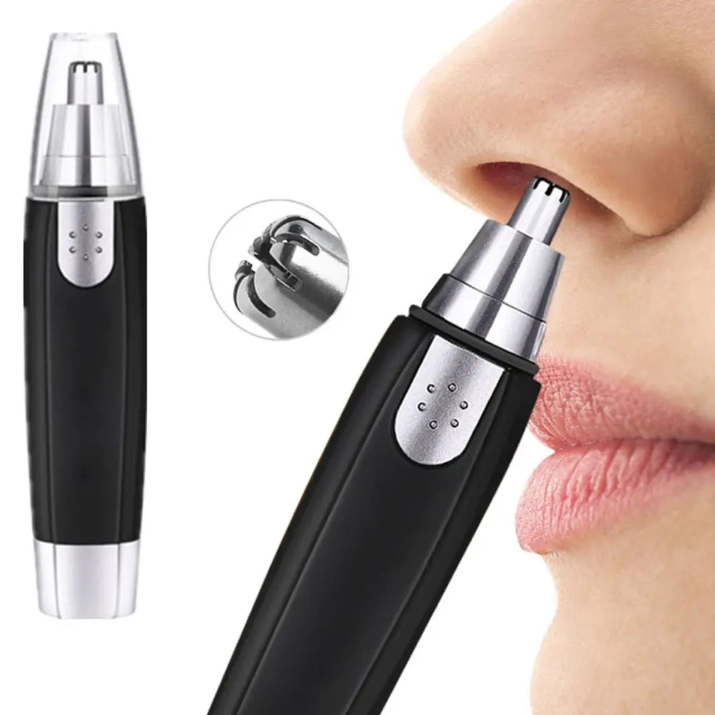Electric Nose Hair Trimmer Nose Shaver Eyebrow Trimming Nasal Hair Scraper Nose Trimming Scissors