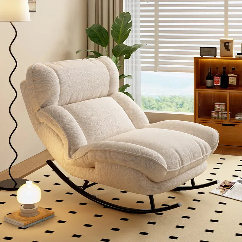 Lazy Sofa, Rocking Chair, Lounge Chair, Balcony, Home Use Leisure Chair, Reclining or Sleeping, Living Room Rocking Chair