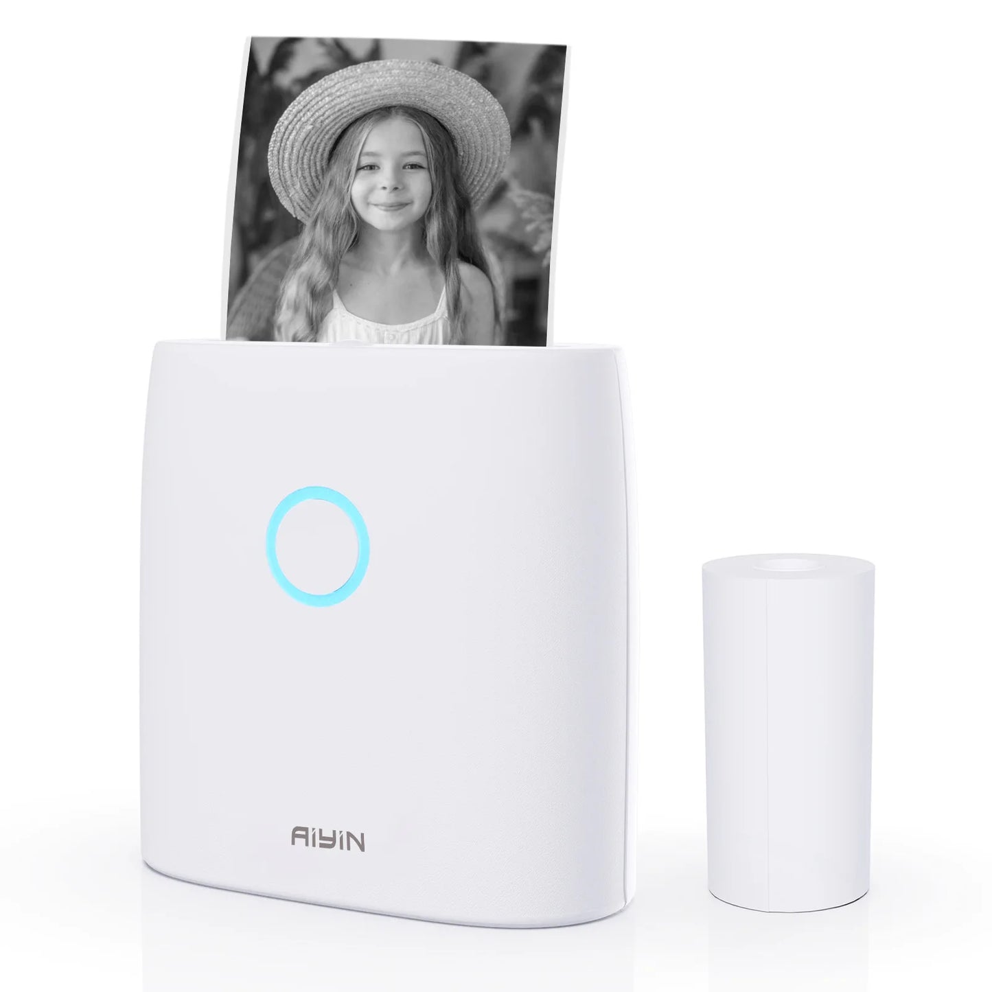 Q2 203Dpi HD Printing Thermal Printer without Ink DIY Mini Portable Printing Bluetooth Control for Photo Label Shopping Ticket