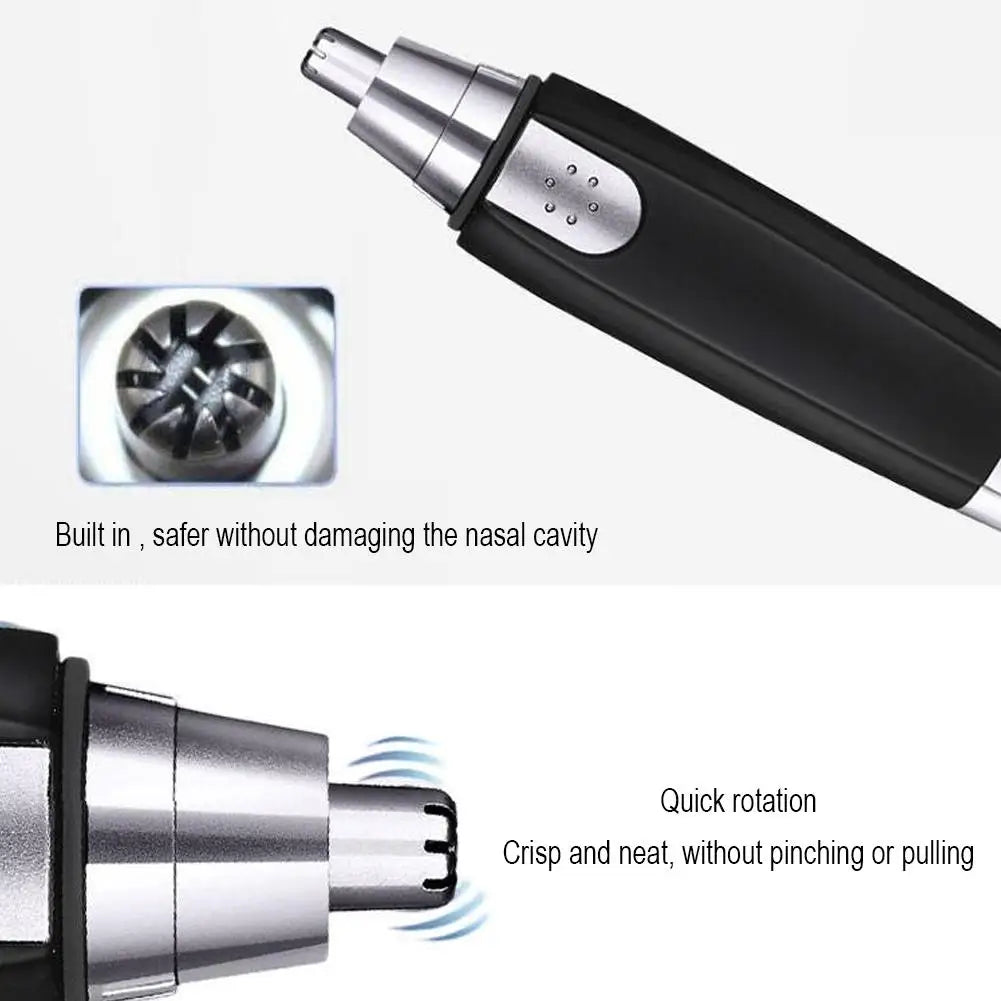 Electric Nose Hair Trimmer Nose Shaver Eyebrow Trimming Nasal Hair Scraper Nose Trimming Scissors