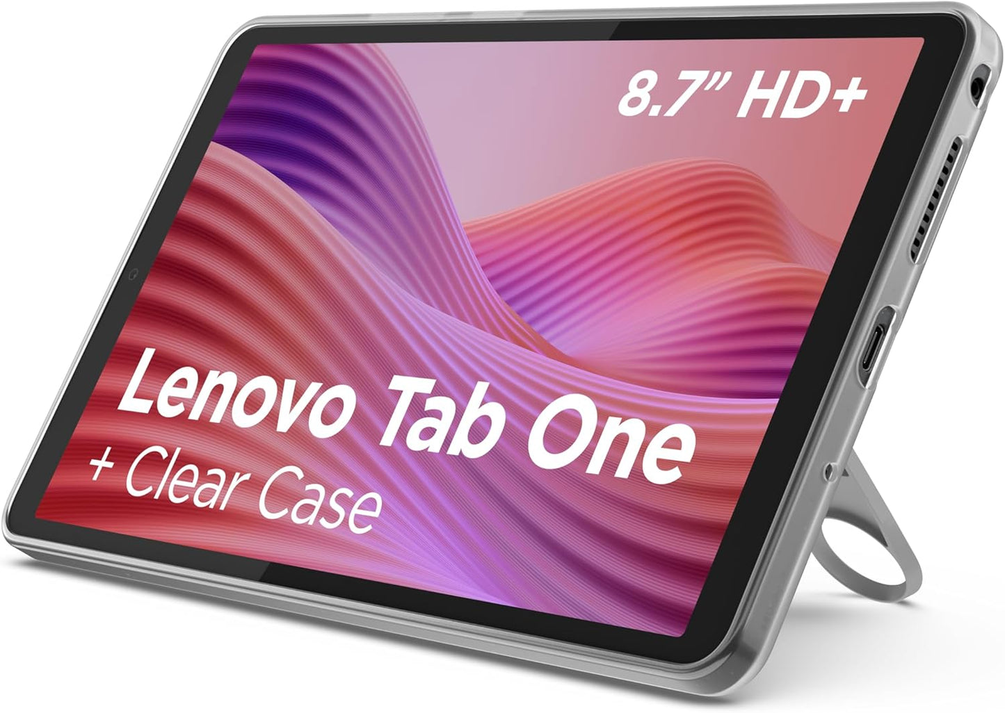 Tab One Android Tablet | 8.7 Inch HD Display | Mediatek Helio G85 | 4GB RAM | 64GB | Wi-Fi 5 | Clear Case