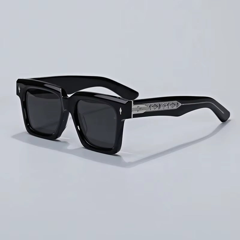 Acetate Sunglasses Men Fashion Designer Glasses UV400 BELIZE Outdoor Handmade Women High Quality Sunglasses Can Be Carved