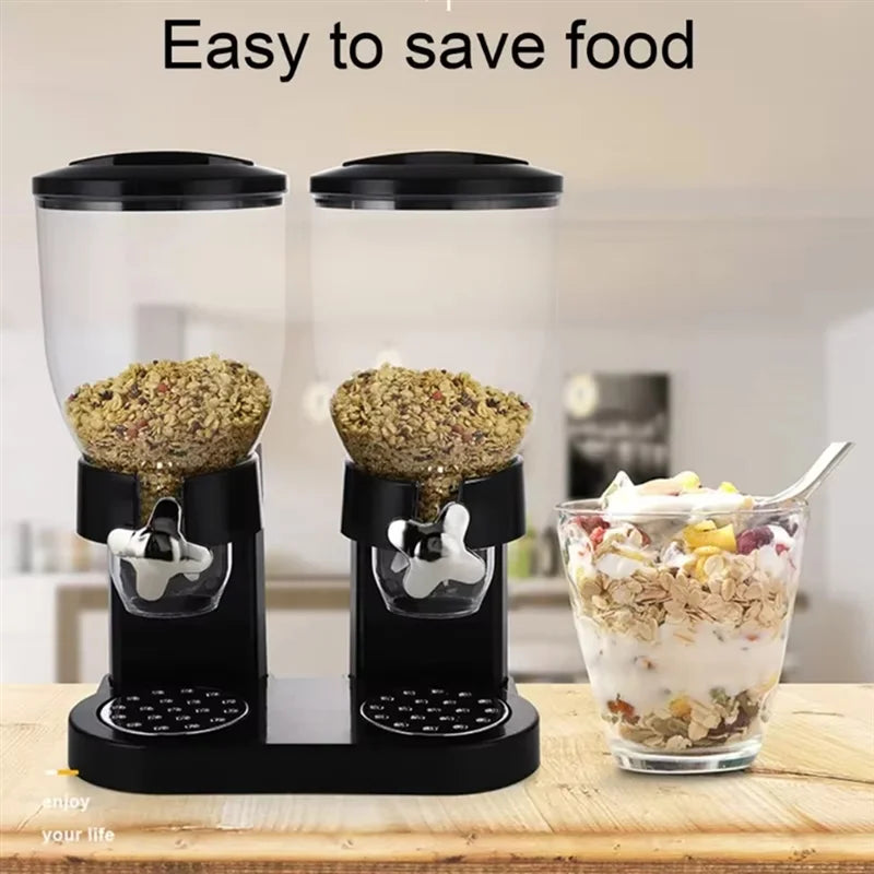 Multifunctional Cereal Dispenser, Storage Container for Kitchen Organization Household Food Storage Bottles