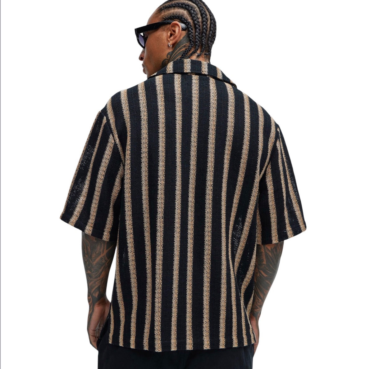 Peyton Textured Shirt Black Combo