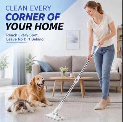 SOPAMI Extendable Telescopic Flat Clip Mop 360° Swivel